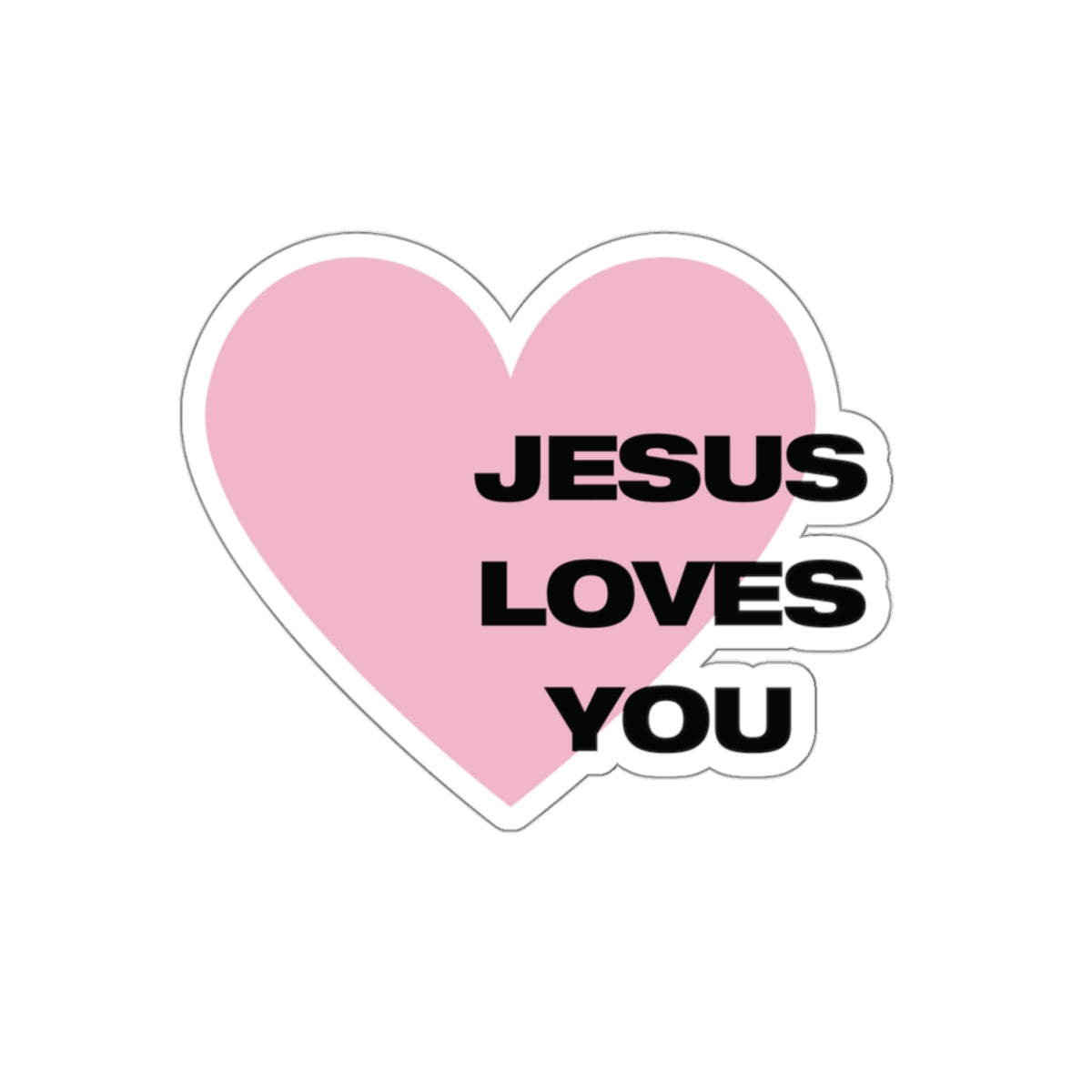 JESUS LOVES YOU - STICKERS