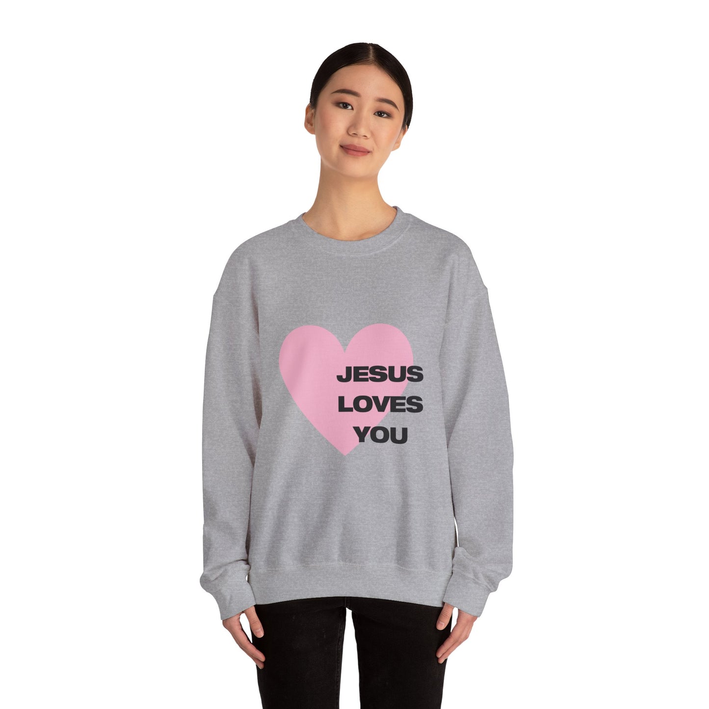 JESUS LOVES YOU - CREWNECK